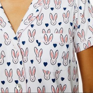Roller rabbit pajamas size Xs love bunnies completely new